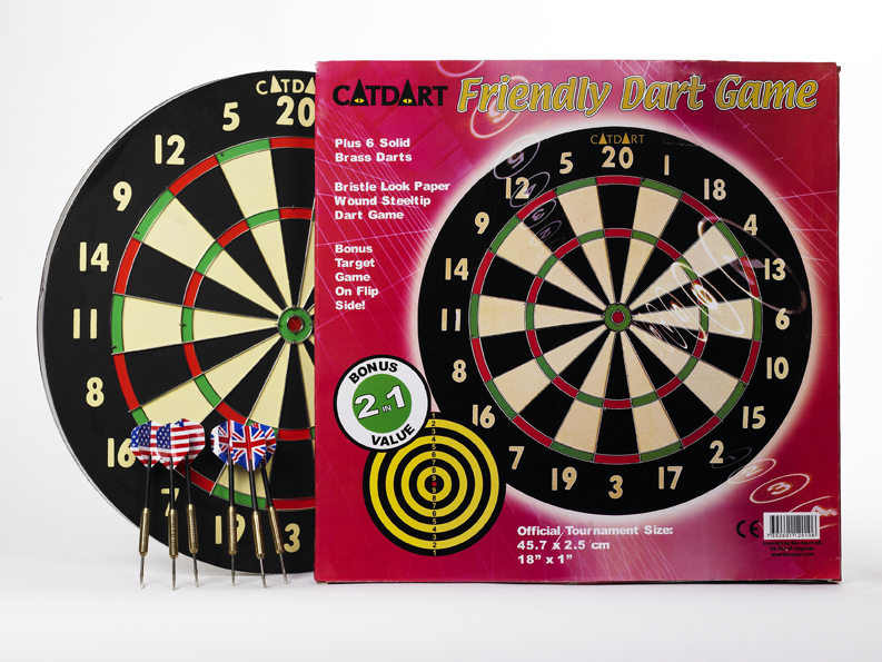 ZESTAW DO GRY W DARTA rzutki Tablica Tactic Catdart Dart