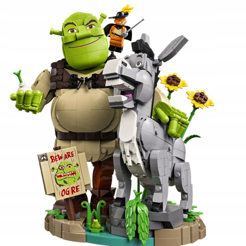 KLOCKI LEGO ICONS 72423 Shrek Osioł i Kot w butach