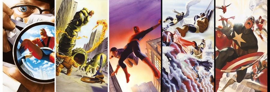 PUZZLE 1000 EL PANORAMA Marvel 80 LAT CLEMENTONI 39546