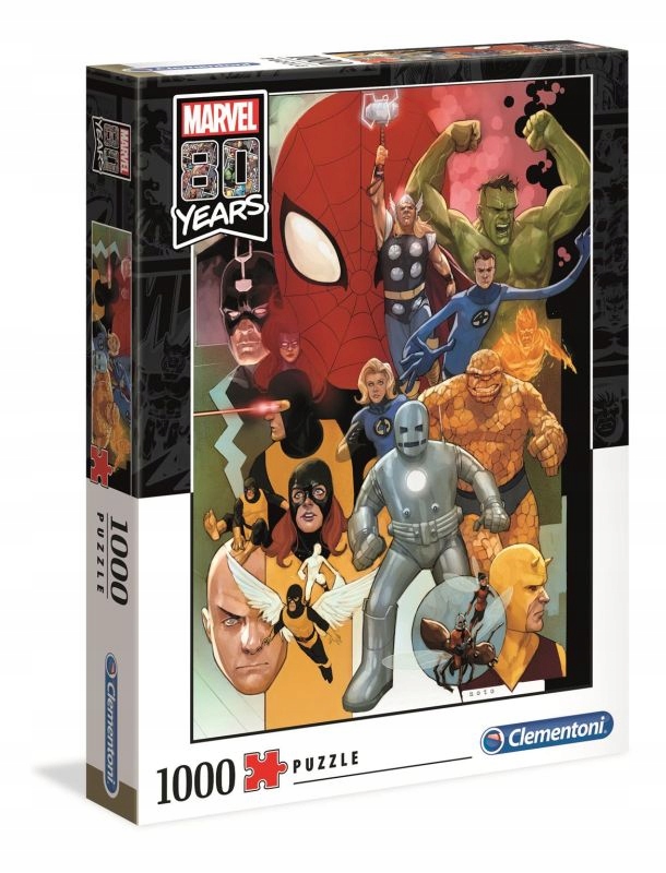PUZZLE 1000 EL MARVEL 80 LAT CLEMENTONI 39534